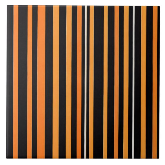 Carreau Automne Moderne Orange Collection Luxe (Devant)