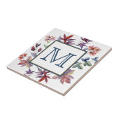 Carreau Automne Quitte la frontière Monogramme (Côté)