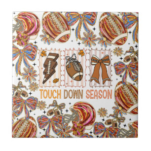 Carreau Automne Vintage Football Jour