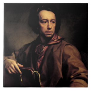 Carreau Autoportrait, 1773 (huile sur le panneau)