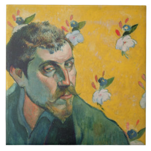 Carreau Autoportrait, Les Misérables, 1888 (huile sur toi