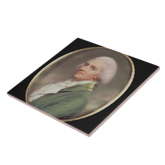 Carreau Autoportrait miniature (Côté)