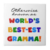 Carreau Autrement connu comme les meilleurs cadeaux de gra (Devant)