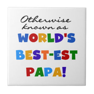 Carreau Autres Meilleurs Tshirts et cadeaux Papa