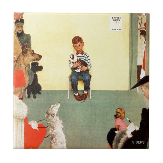 Carreau Aux Vets de Norman Rockwell (Devant)
