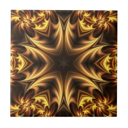 Carreau Avant-Garde ~ Gold Russet Noir 053 ~ (Devant)