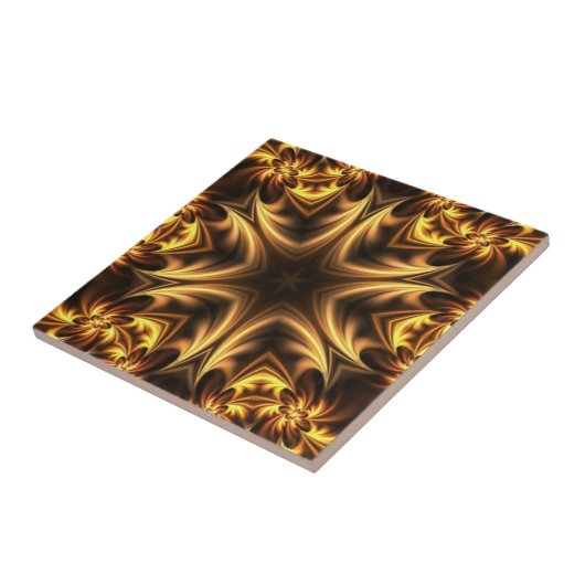 Carreau Avant-Garde ~ Gold Russet Noir 053 ~ (Côté)