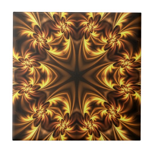 Carreau Avant-Garde ~ Gold Russet Noir 054 ~ (Devant)
