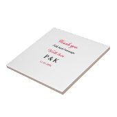 Carreau Avec amour ajouter lettre nom de couple merci ajou (Côté)