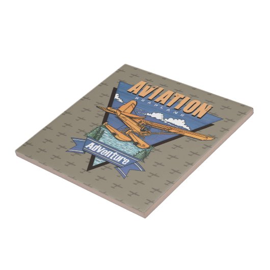 Carreau Aventure hydravion (Côté)