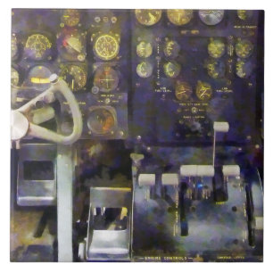 Carreau Avion - Simulateur de poste de pilotage Grumman E-