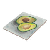 Carreau Avocado en aquarelle (Côté)