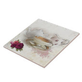 Carreau Avoir une tuile de thé de tasses de thé (Côté)