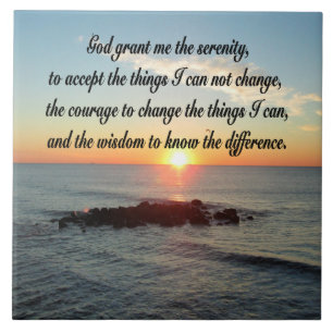 Carreau AWE Inspiring Serenity Prayer
