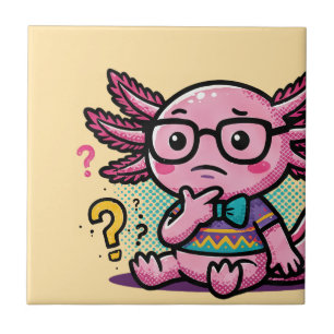Carreau Axolotl nerd mignon Je Axolotl Questions Points d'