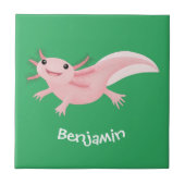 Carreau axolotl rose pâle (Devant)