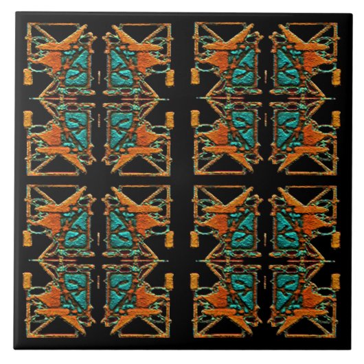Carreau Aztec Mandala (Devant)