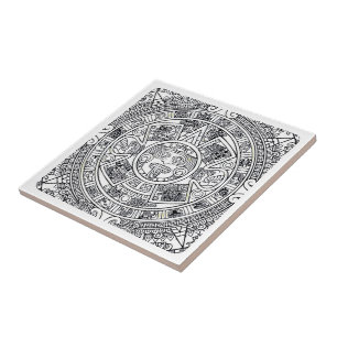 Carreau AZTEC OU MEXICA mexicaine,