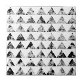 Carreau Aztec Print Noir Blanc Blanc (Devant)