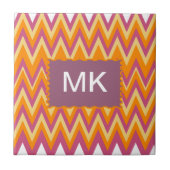 Carreau Aztec Tribal ZigZag (Devant)