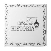 Carreau Azujejo Fleuves d'Histoire (Devant)