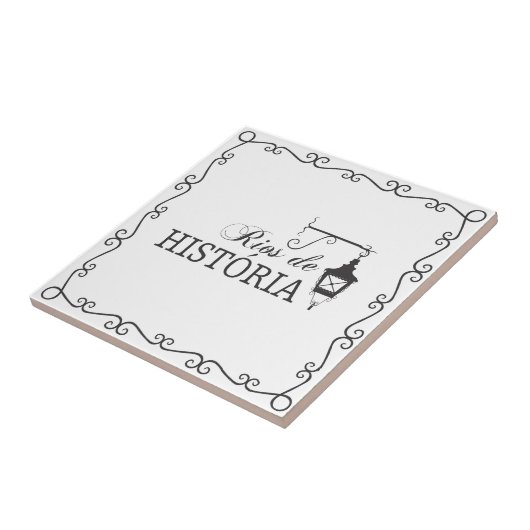 Carreau Azujejo Fleuves d'Histoire (Côté)