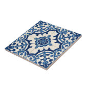 Carreau Azulejo blue and white mosaic vintage bulk (Côté)