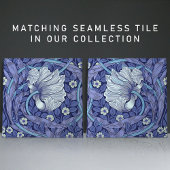 Carreau Azulejo Blue Pimpernel Seamless 2/2 William Morris