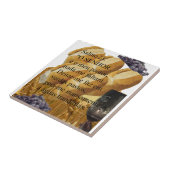 Carreau Azulejo de céramique | Psaume 23 (Côté)