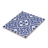 Carreau Azulejo Espagnol Traditionnel Bleu et Blanc (Côté)