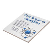 CARREAU AZULEJO ESTE HOGAR ES CIENTÍFICO (Côté)