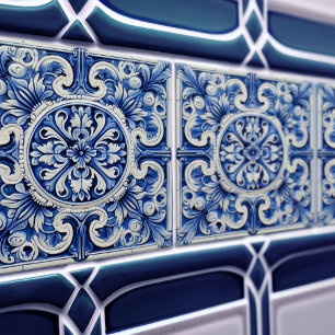 Carreau Azulejo Lisbon Motif de céramique Talavera