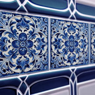 Carreau Azulejo Lisbon Motif Décoration Céramique Talavera
