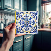 Carreau Azulejo Lisbon Patterned Talavera Ceramic Design