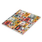 Carreau Azulejo Lisbonne motif Talavera Design céramique (Côté)