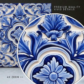 Carreau Azulejo Lisbonne motif Talavera Design céramique