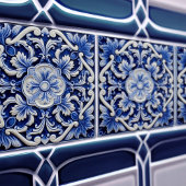 Carreau Azulejo Lisbonne motif Talavera Design céramique