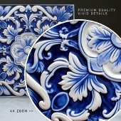 Carreau Azulejo Lisbonne motif Talavera Design céramique