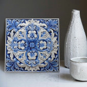 Carreau Azulejo Lisbonne motif Talavera Design céramique