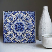 Carreau Azulejo Lisbonne motif Talavera Design céramique