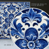Carreau Azulejo Lisbonne motif Talavera Design céramique
