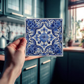 Carreau Azulejo Lisbonne motif Talavera Design céramique