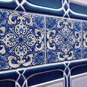 Carreau Azulejo Lisbonne motif Talavera Design céramique