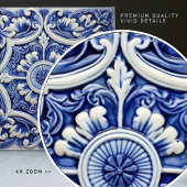 Carreau Azulejo Lisbonne motif Talavera Design céramique