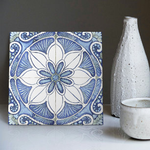 Carreau Azulejo Lisbonne motif Talavera Design céramique