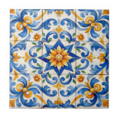 Carreau Azulejo Sunburst Spice (Devant)