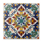 Carreau Azulejo Talavera bleu mariage méditerranéen faveur<br><div class="desc">Azulejo Talavera bleu Portugais méditerranéen carrelage orné motif mariage faveurs céramique imprimé carrelage décoration de réception de mariage aussi un beau cadeau de souvenir pour vos invités</div>