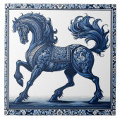 Carreau Azur Stallion : Grace botanique (Devant)