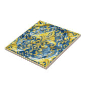 Carreau Azure Gold Damask (Côté)