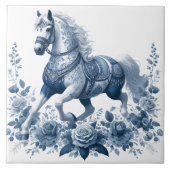 Carreau Azure Steed : Grace florale (Devant)